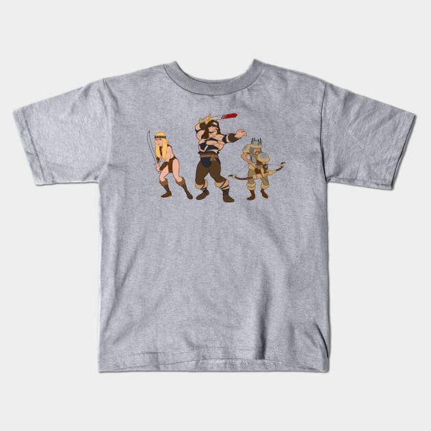 Conan The Barbarian: The Animated Series 2 Kids T-Shirt by TomMcWeeney